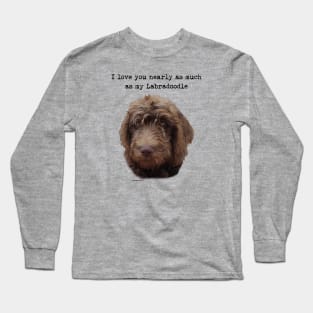 Labradoodle Dog Love Long Sleeve T-Shirt